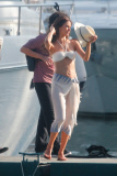 *EXCLUSIVE* Alessandra Ambrosio flaunts bikini body on the set of Brazilian Soap Opera