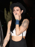 Injured Rumer Willis Enjoys A Night Out In LA 
