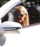 Tara Reid Out For A Cruise In Her Mercedes 