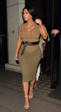 Kim Kardashian and Kanye West out and about, London, Britain - 25 Jun 2015