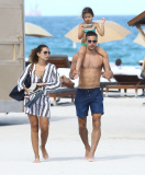 Robin Van Persie & Family Vacation In Miami 