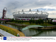 Work Continues At The Olympic Park Stratford In Preparation For The Paralympic Games. The Park Was Incredibly Quiet Compared To Scenes From During The Olympics.