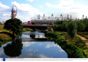 London 2012 Paralympic Games 9 Days Before The Paralympics Begins In London 2012 The Olympic Park In Stratford Prepares For The Change Over From The Olympic Games. A General View Of The Olympic Park As It Is In Transition From The Olympics To The Par