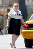 *EXCLUSIVE* Dakota Johnson and Rebel Wilson on the set of "How to Be Single" **NO Australia**