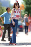 *EXCLUSIVE* Dakota Johnson and Rebel Wilson on the set of "How to Be Single" **NO Australia**