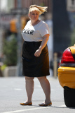 *EXCLUSIVE* Dakota Johnson and Rebel Wilson on the set of "How to Be Single" **NO Australia**