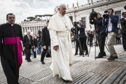Vatican: Pope Francis holds his Weekly General Audience in St. Peter's Square