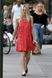*EXCLUSIVE* Dakota Fanning feeds her Chipotle craving in Soho