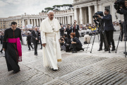 Vatican: Pope Francis holds his Weekly General Audience in St. Peter's Square