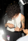 *EXCLUSIVE* Matthew Healy takes a Bong Toke in the streets with his fans