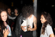 *EXCLUSIVE* Matthew Healy takes a Bong Toke in the streets with his fans