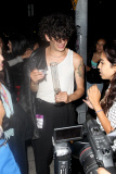 *EXCLUSIVE* Matthew Healy takes a Bong Toke in the streets with his fans
