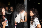 *EXCLUSIVE* Matthew Healy takes a Bong Toke in the streets with his fans