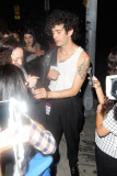 *EXCLUSIVE* Matthew Healy takes a Bong Toke in the streets with his fans