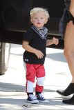 *EXCLUSIVE* Fergie takes her adorable Axl for a mommy and me day