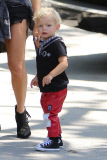 *EXCLUSIVE* Fergie takes her adorable Axl for a mommy and me day