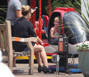Hilary Duff Visits The Beverly Glen Market With Her Son 