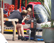 Hilary Duff Visits The Beverly Glen Market With Her Son 