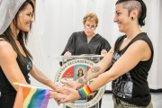 Girls marry after ruling on marriage equality