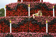 Hampton Court Palace Flower Show 25th Anniversary preparations, London, Britain - 25 Jun 2015