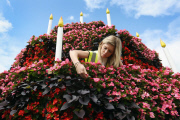 Hampton Court Palace Flower Show 25th Anniversary preparations, London, Britain - 25 Jun 2015