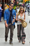 Eddie Cibrian und LeAnn Rimes im lässigen Alltagslook unterwegs in Tribeca