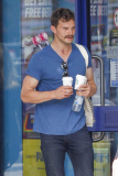 FAMEFLYNET - Exclusive: Jamie Dornan Spotted Out With His Wife And Daughter In Notting Hill