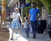 Exclusive... Natalie Portman Out And About With Her Family In Los Angeles 