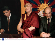 DALAI LAMA GIVING SPEECH AT THE JUBILEE ROOMS, LONDON, BRITAIN - 1999