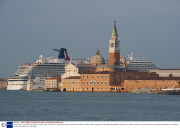 Cruise liners in the Bacino San Marco, Venice, Italy - 29 Apr 2011