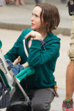 Ellen Page and Allison Janney on the Set of their  new Movie Tallulah