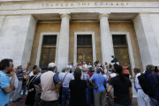 Pensioners protest in Athens