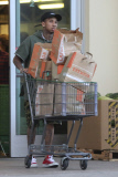 *EXCLUSIVE* Kylie Jenner and boyfriend Tyga load up on groceries before 4th of July