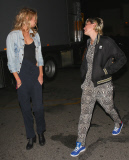 *PREMIUM EXCLUSIVE* **NO WEB, WEB EMBARGO UNTIL 1PM PST ON JULY 02, 2015**  Miley Cyrus and girlfriend Stella Maxwell have a sushi dinner date *MUST CALL FOR PRICING*