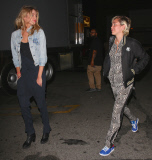 *PREMIUM EXCLUSIVE* **NO WEB, WEB EMBARGO UNTIL 1PM PST ON JULY 02, 2015**  Miley Cyrus and girlfriend Stella Maxwell have a sushi dinner date *MUST CALL FOR PRICING*