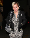 *PREMIUM EXCLUSIVE* **NO WEB, WEB EMBARGO UNTIL 1PM PST ON JULY 02, 2015**  Miley Cyrus and girlfriend Stella Maxwell have a sushi dinner date *MUST CALL FOR PRICING*