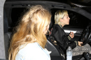 *PREMIUM EXCLUSIVE* **NO WEB, WEB EMBARGO UNTIL 1PM PST ON JULY 02, 2015**  Miley Cyrus and girlfriend Stella Maxwell have a sushi dinner date *MUST CALL FOR PRICING*
