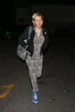 *PREMIUM EXCLUSIVE* **NO WEB, WEB EMBARGO UNTIL 1PM PST ON JULY 02, 2015**  Miley Cyrus and girlfriend Stella Maxwell have a sushi dinner date *MUST CALL FOR PRICING*