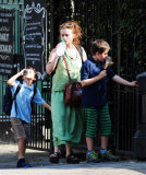 HELENA BONHAM CARTER IN NORTH LONDON
