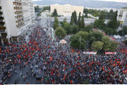 Athens Communist Party demonstration