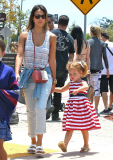 Jessica Alba & Family Out Shopping In Malibu 