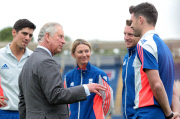 HRH Prince Charles visits Glamorgan County Cricket Club ahead of The Ashes, Britain - 5 Jul 2015
