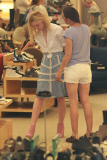 *EXCLUSIVE* Elle Fanning feeds her Shoe Addiction at Neimus Marcus