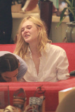 *EXCLUSIVE* Elle Fanning feeds her Shoe Addiction at Neimus Marcus
