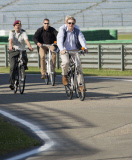Willem Alexander auf dem Fahrrad