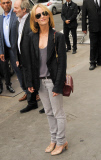 FAMEFLYNET - Celebrities Attend The Chanel Fashion Show In Paris