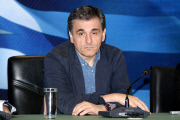 Change of leadership in the Greek Ministry of Finance, Athens, Greece - 06 Jul 2015