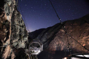 Skylodge glass hotel lets adventurous travellers stay in Glass Pod on a 400ft Cliff, Peru - Jul 2015