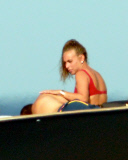 Chloe Green and new boyfriend in Saint Tropez