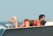 Chloe Green and new boyfriend in Saint Tropez